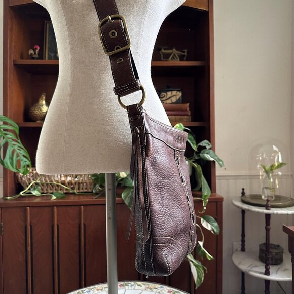 Coach Chelsea Laced Med Duffle Bag Brown Pebble Leather: Vintage 2006 Coach - Picture 8 of 12